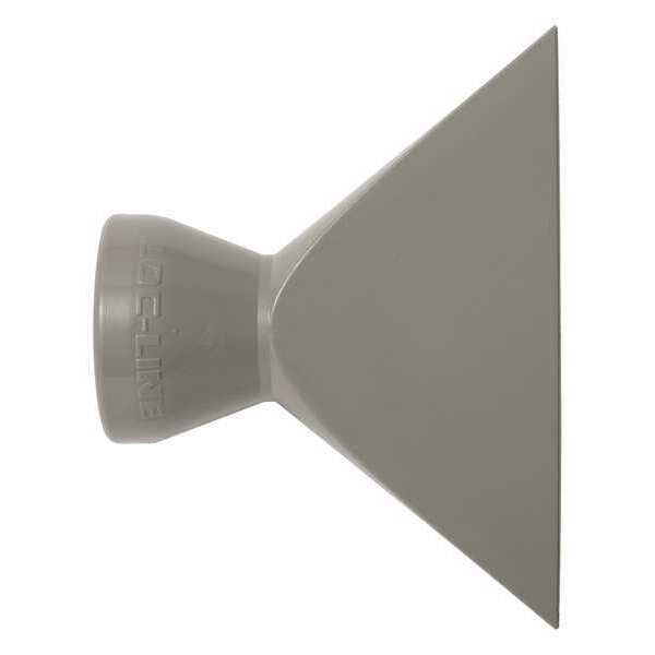 Flare Nozzle, Gray, 2-1/2