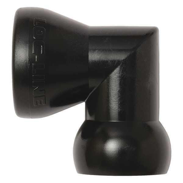 Elbow, Black, 1/2