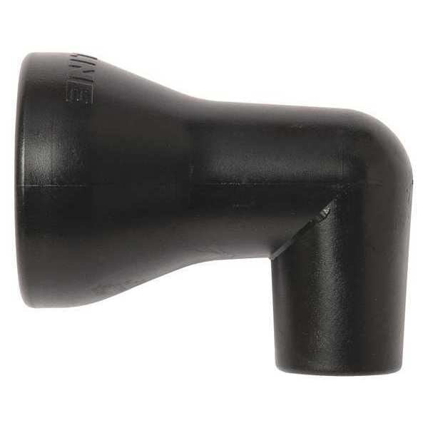Nozzle, 90 Degree, Black, 3/8