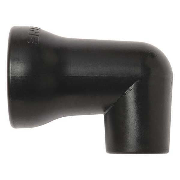 Nozzle, 90 Degree, Black, 1/2