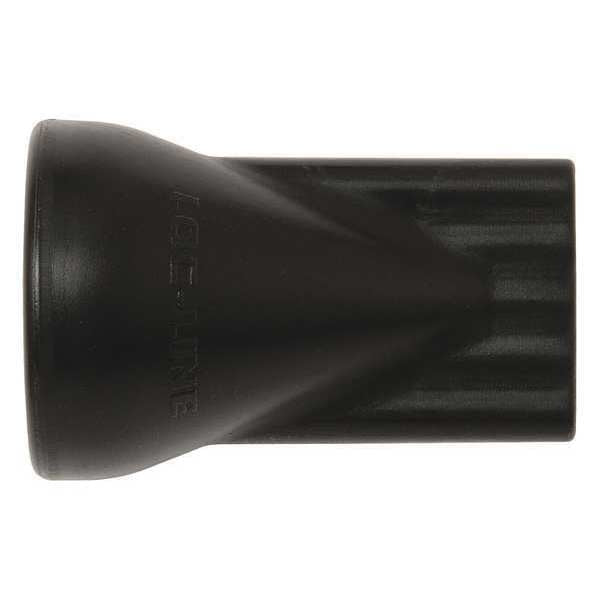 Flat 5 Hole Nozzle, Black, 1/2