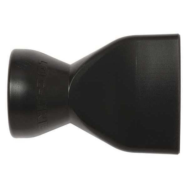 Straight Flow Nozzle, Black, 1-1/4