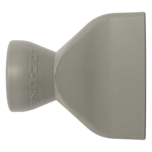 Straight Flow Nozzle, Gray, 1-5/8