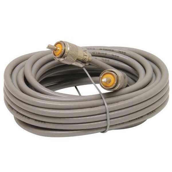 Mini 8 Coaxial Cable, 18ft., Gray