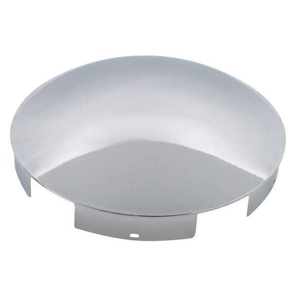 Chrome Plated Front Hub Cap, 1 Lip, 8.5