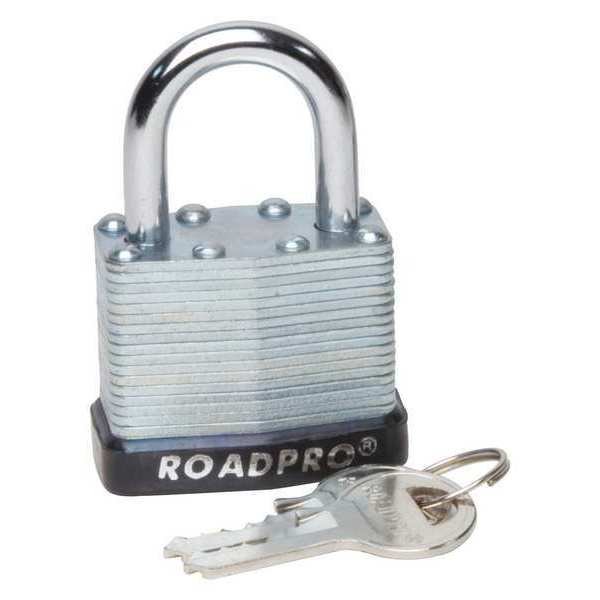 Laminated Steel Padlock, w/Bumper, 40mm