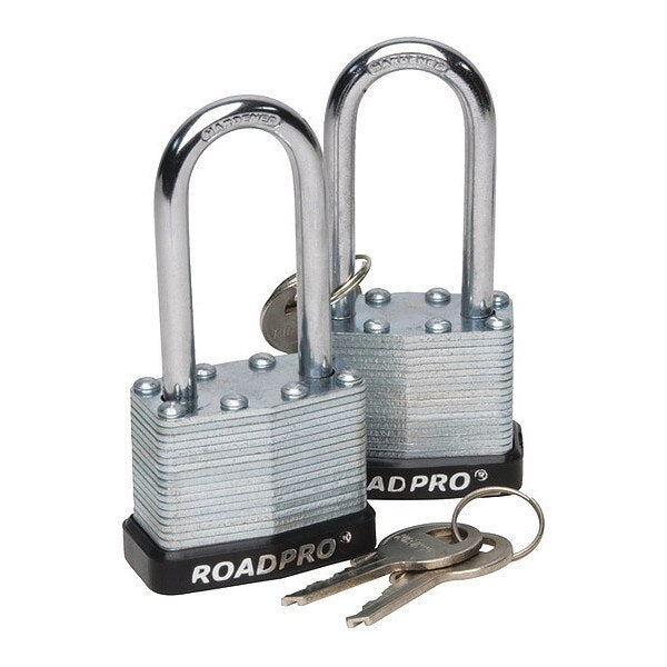 Laminated Steel Padlock, w/Bumper, 40mm