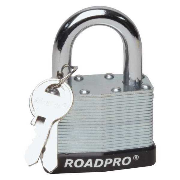 Laminated Steel Padlock, w/Bumper, 50mm