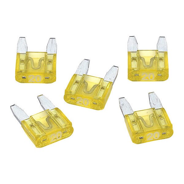 Mini Fuses, 20A, PK5