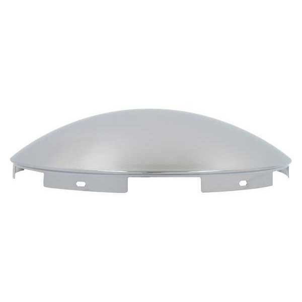 Chrome Plated Front Hub Cap, 6 Notch, 8.5