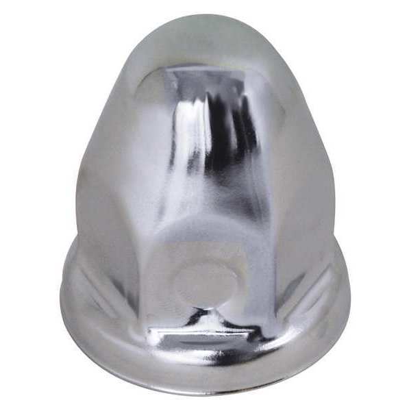 Flanged Chrome Plate Lug Nut Cover, 1.5x2