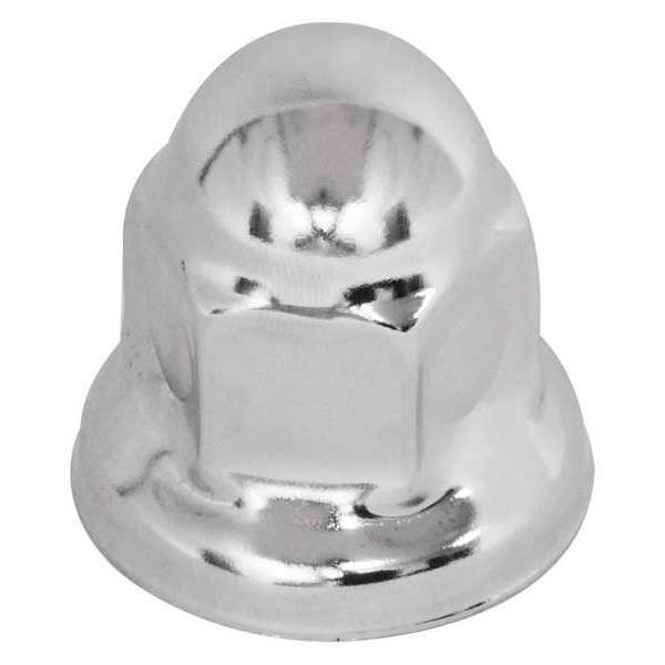 Flanged Chrome Plated Lug Nut Cover, 33mm