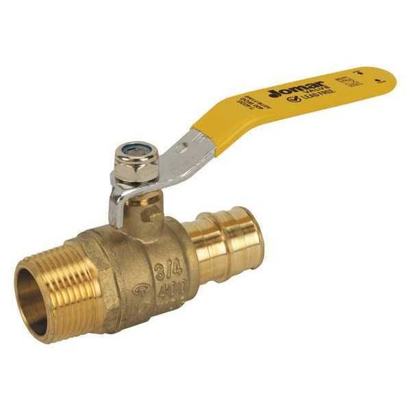 LF Brass Cold Exp PEXxMNPT Valve, 3/4