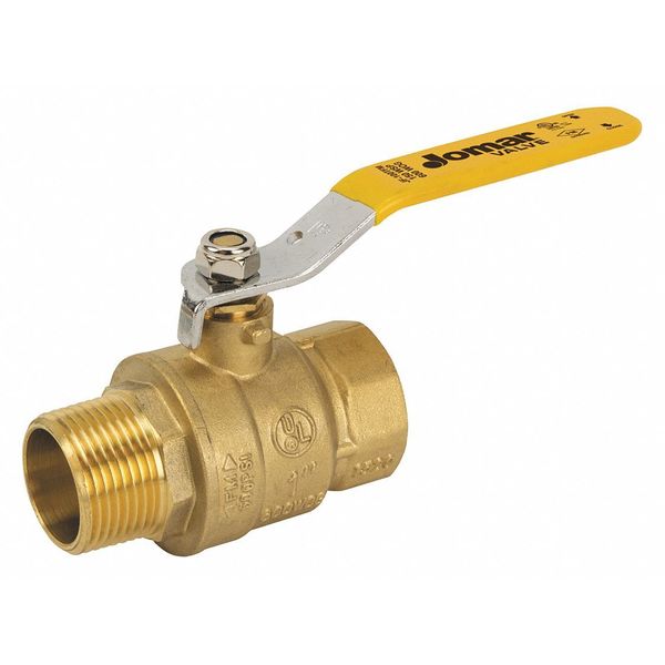 Brass Ball Valve, MNPT, 1