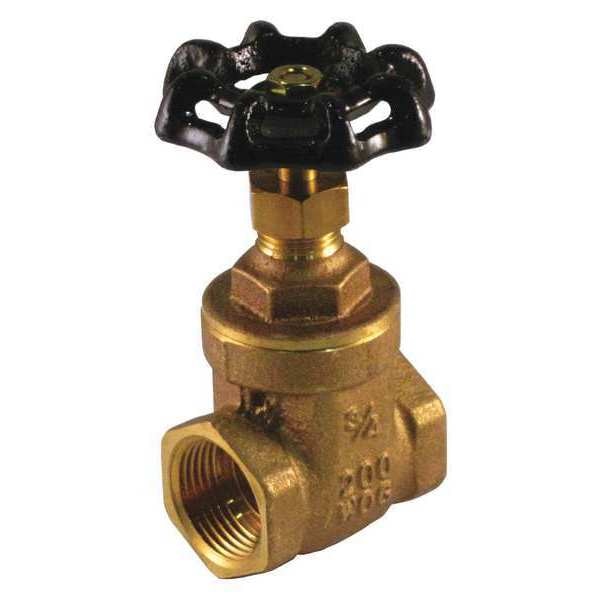 Brass Gate Valve, NPT, 3/8