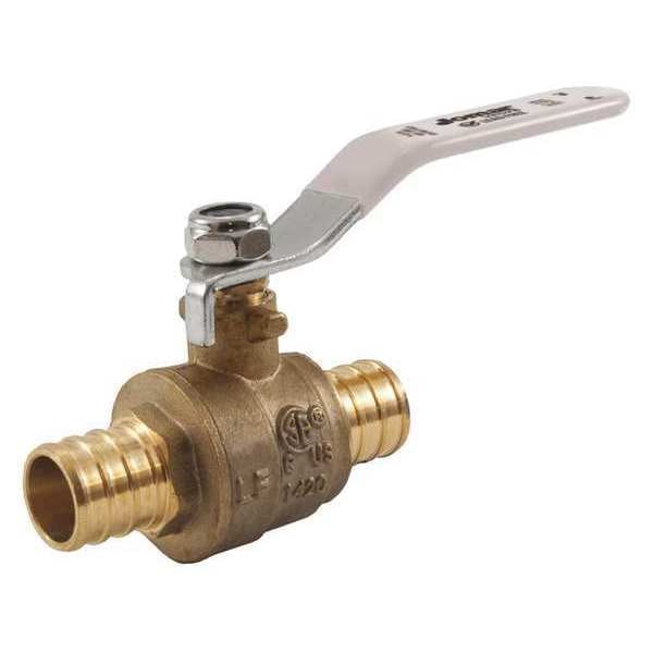 LF Brass Crimp PEX Ball Valve, 1