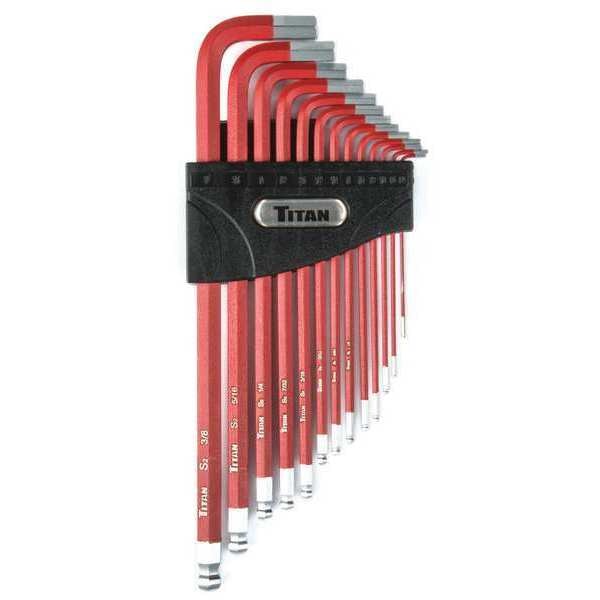 13 Piece SAE L-Shape Hex Key Set, 12713