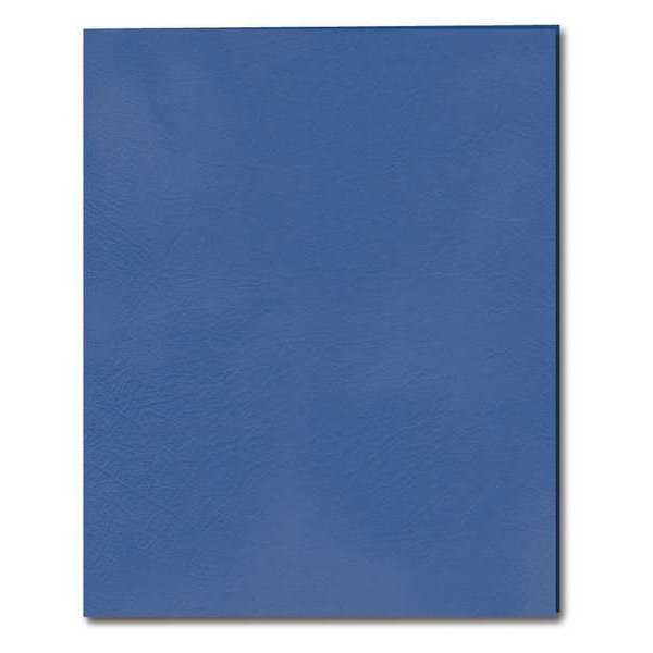 Case of Dark Blue Paper Pocket Folders, 11.75