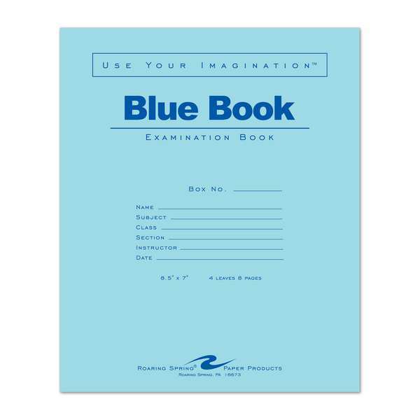 Case of Exam Blue Books, 8.5