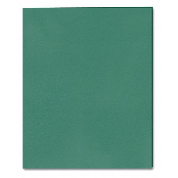 Case of Green Paper Pocket Folders, 11.75