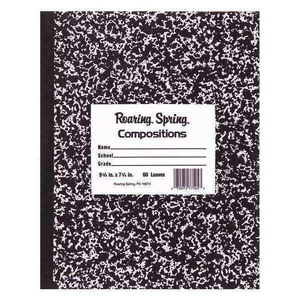 Case of Black Marble Composition Notebooks, Wide Ruled, 60 sht, 9.75