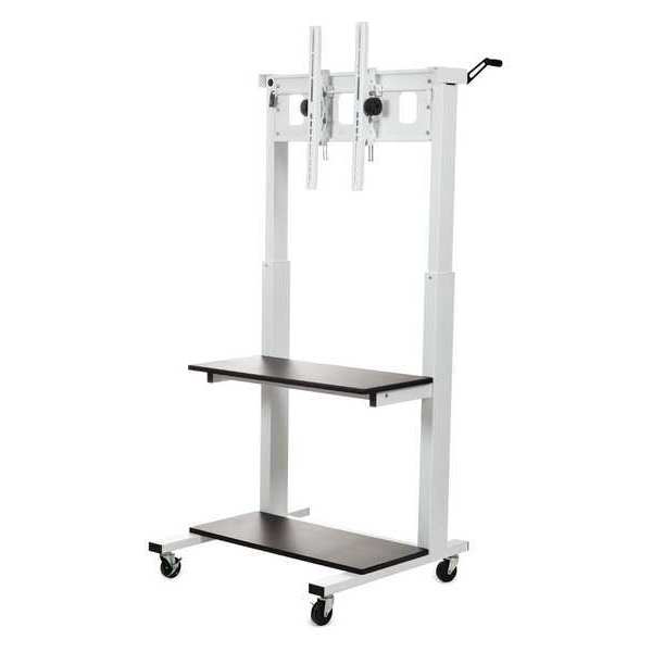 Crank Adjustable, Flat Panel, TV Cart