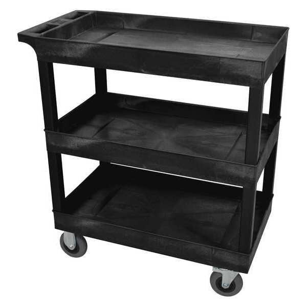 High Density Polyethylene (Shelf), Polyvinyl Chloride (Leg) Cart (3)Tub, 18