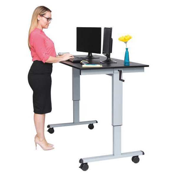 Crank Adjustable, Stand Up Desk, 60
