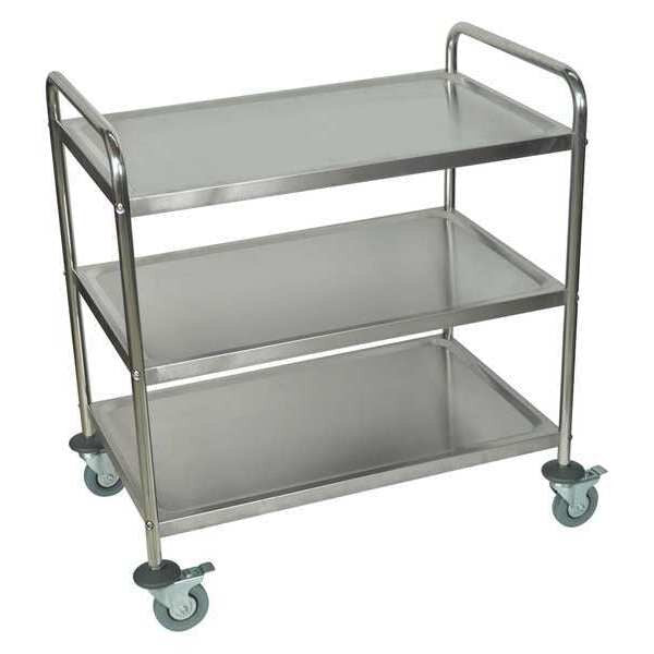 Stainless Steel, (3) Shelf Cart