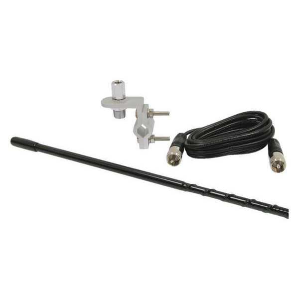 Mirror Mount Fiberglass CB Antenna, 4ft.
