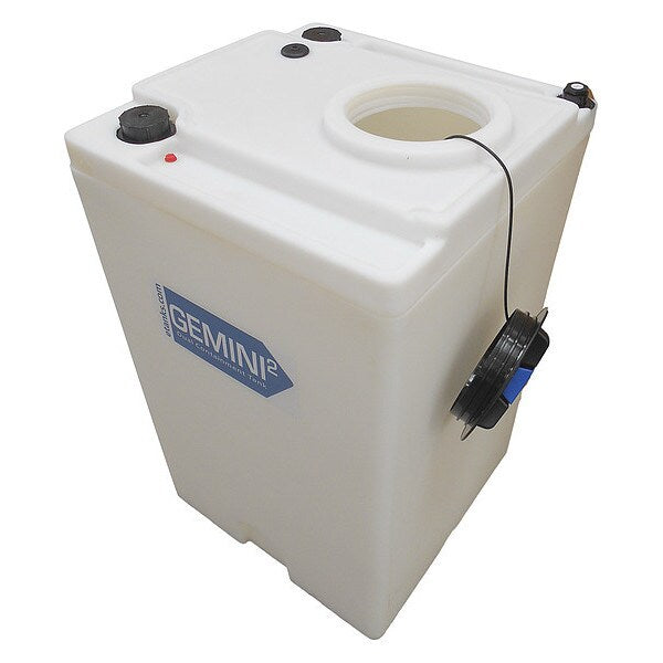 Storage Tank, Double Wall Square, LDPE 1.5, Nat, 70 Gal