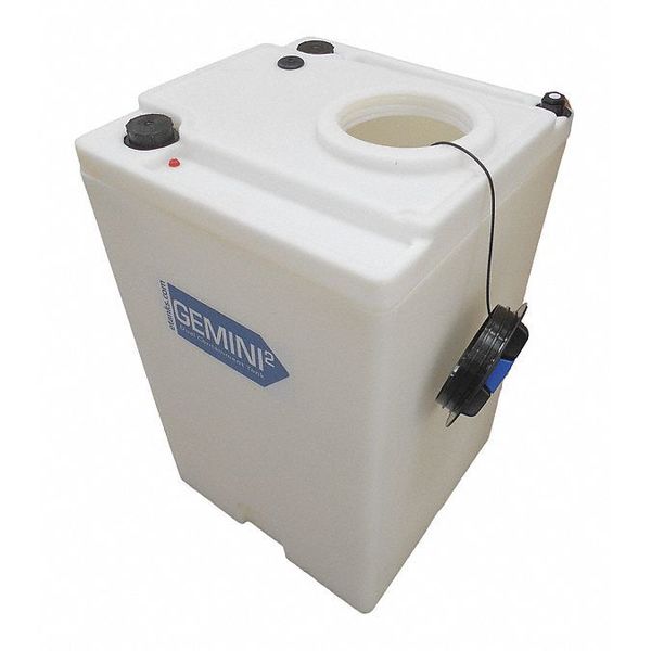 Storage Tank, Double Wall Square, XLPE 1.9, Nat, 70 Gal
