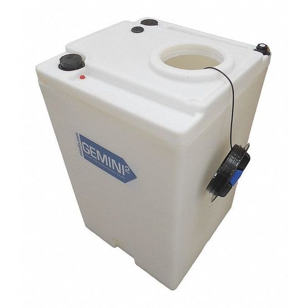 Storage Tank, Double Wall Square, XLPE 1.5, Nat, 70 Gal