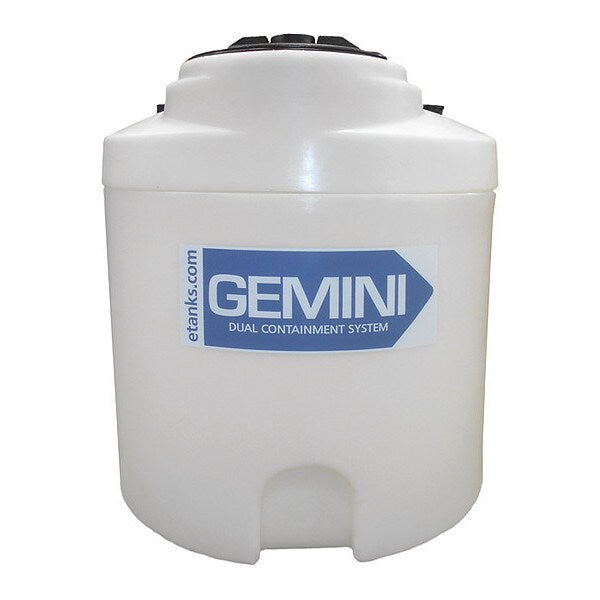 Storage Tank, Double Wall Vertical, XLPE 1.5, Nat, 20 Gal