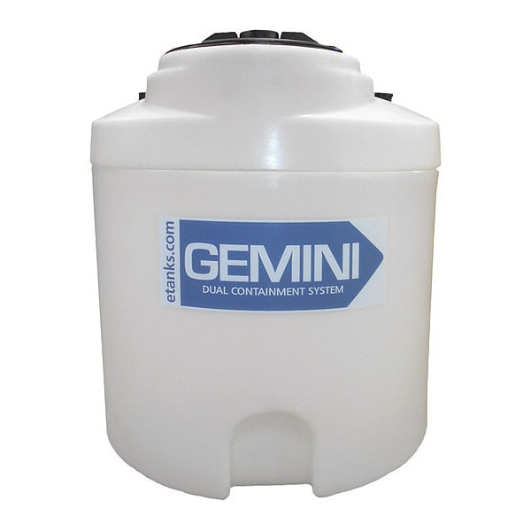 Storage Tank, Double Wall Vertical, LDPE 1.5, Nat, 20 Gal