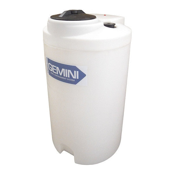 Storage Tank, Double Wall Vertical, XLPE 1.9, Nat, 40 Gal Dome