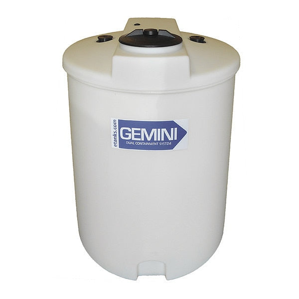 Storage Tank, Double Wall Vertical, XLPE 1.5, Nat, 120 Gal