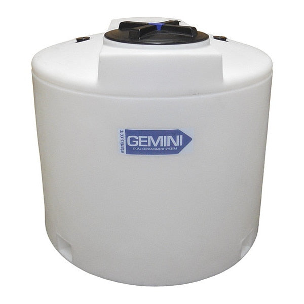 Storage Tank, Double Wall Vertical, XLPE 1.5, Nat, 220 Gal