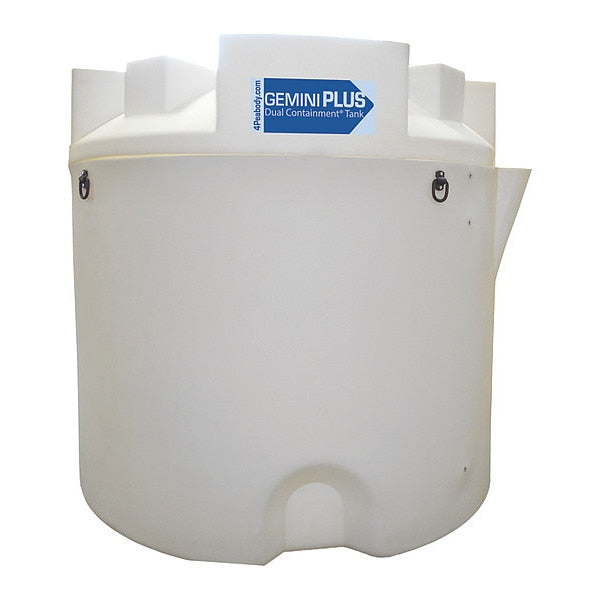 Storage Tank, Double Wall PLUS Vertical, ASTM XLPE 1.3, Nat, 1300 Gal