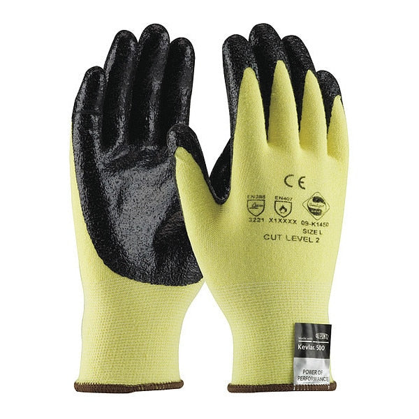 G-Tek, Kevlar Brand Fiber, Yllw, M, PK12