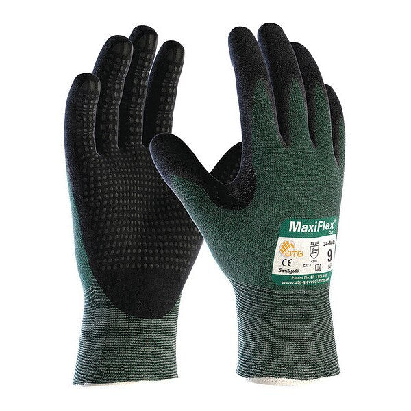 Cut Resistant Coated Gloves, A2 Cut Level, Nitrile, 2XL, 12PK