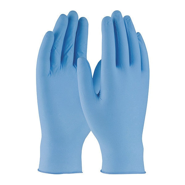 Disposable Gloves, Nitrile, Powder Free, Blue, XS, 100 PK