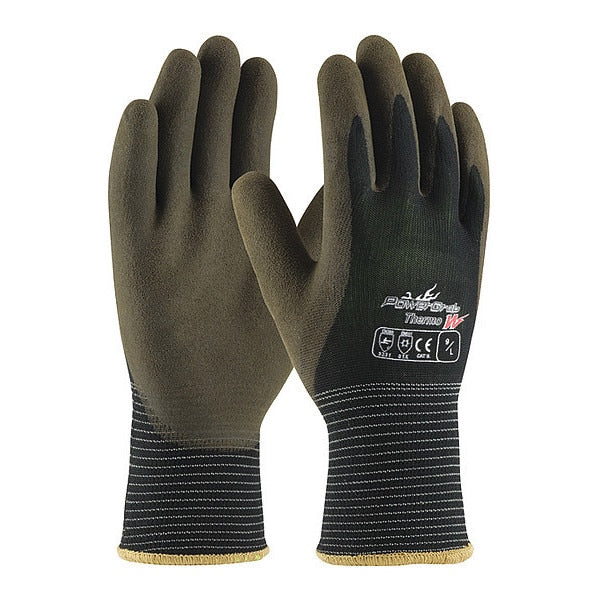 Cold Protection Coated Gloves, Acrylic/Polyester Lining, 2XL, 12PK