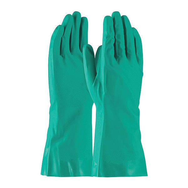 Lined Gloves, Nitrile, 15 mil., 2XL, PK12