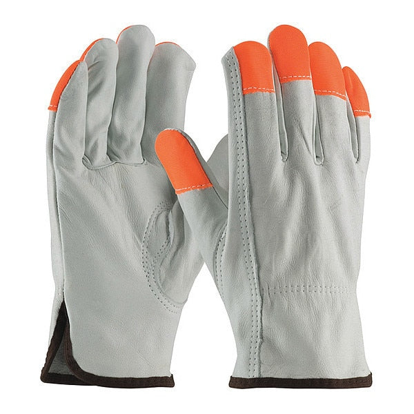 Leather Drivers Gloves, Reg Grade, M, PK12