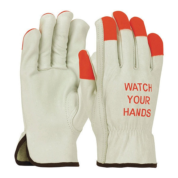 Leather Drivers Gloves, Sup Grd, 2XL, PK12