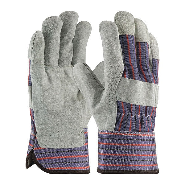 Split Leather Palm, One Piece Palm, M, PK12