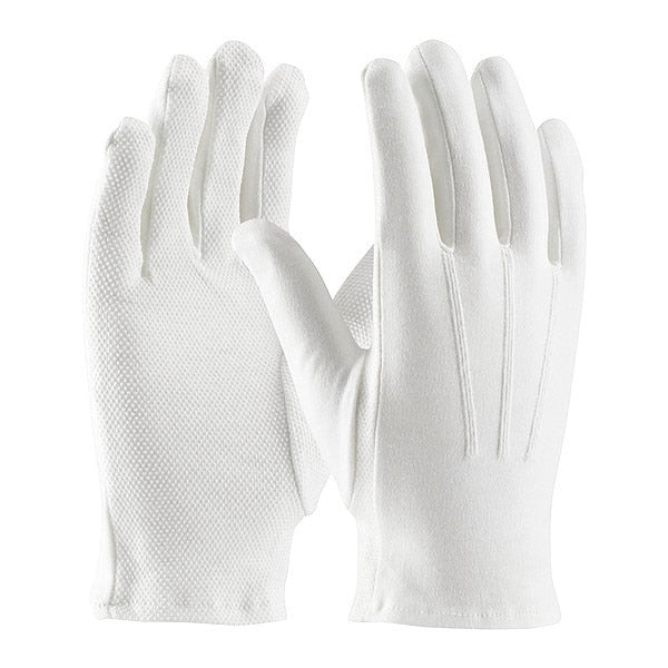 Parade/Uniform Gloves, Dotted Palm, L, PK12