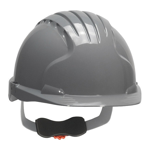 Front Brim Hard Hat, Type 1, Class E, Ratchet (6-Point), Gray