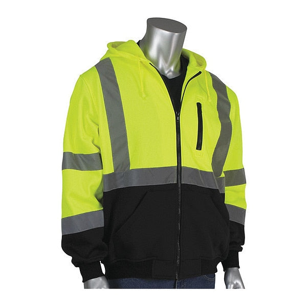 Hi-Visibility Sweats, Lime Yllw, L